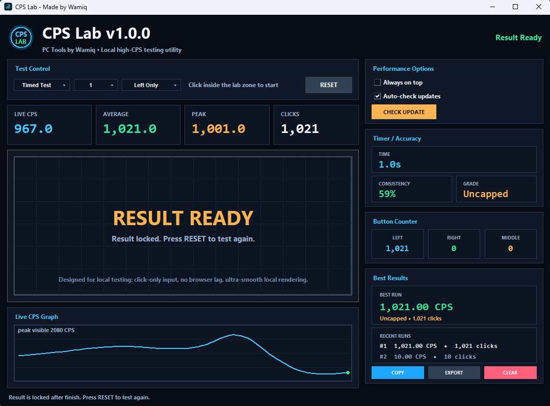 CPS Lab app screenshot preview